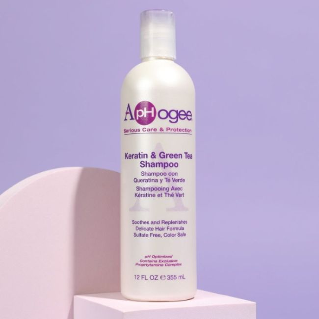 Shampooing Kératine et Thé Vert Keratin Series Aphogee 355ml