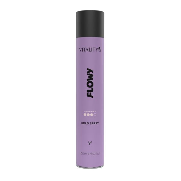 Laque fixation forte Hold Spray Flowy Vitality's 500ml