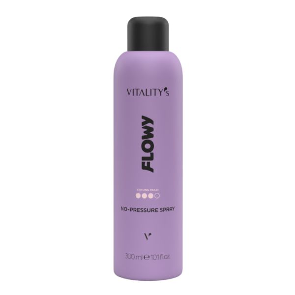 Laque fixation forte sans gaz No-Pressure Flowy Vitality's 300ml