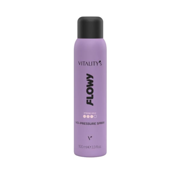 Laque fixation forte sans gaz No-Pressure Flowy Vitality's 100ml