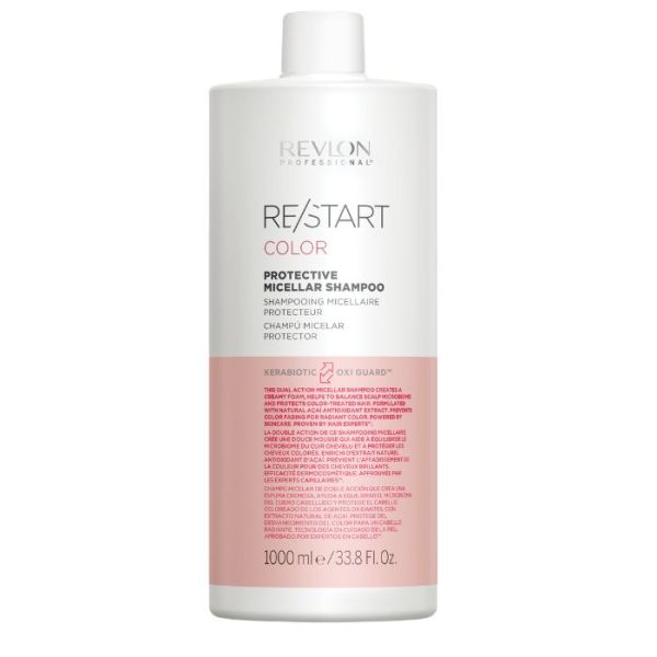 Shampooing micellaire cheveux colorés Restart Color Revlon 1L