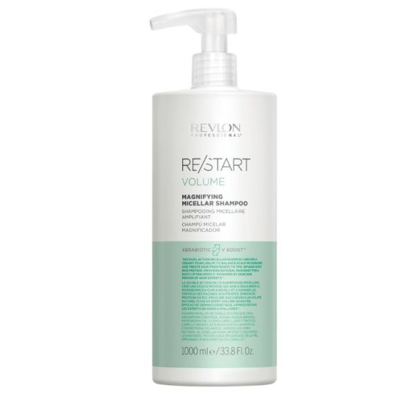 Shampooing micellaire amplifiant Restart Volume Revlon 1L