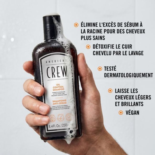 Shampooing anti-sébum Oil Contrôle American Crew 250ML