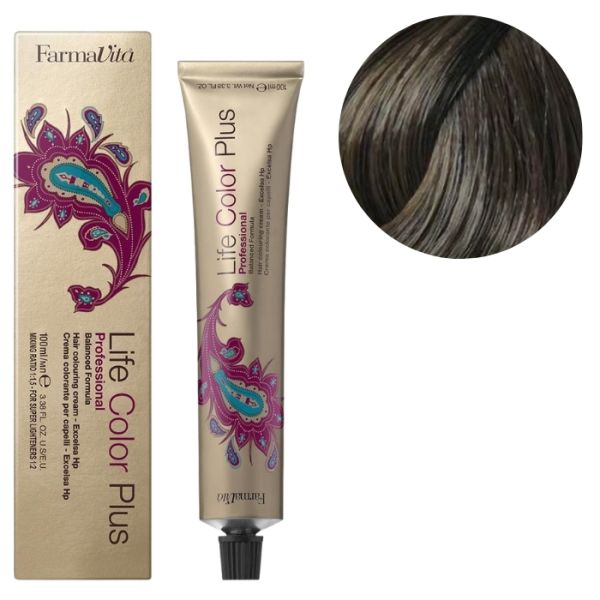 Coloration Life Color Plus 6.0 Blond Foncé Froid Farmavita 100ml
