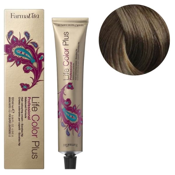 Coloration Life Color Plus 7.0 Blond Froid Farmavita 100ml