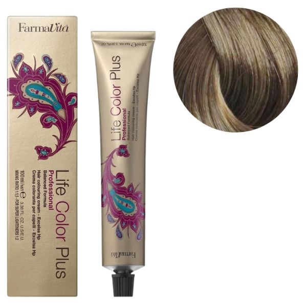 Coloration Life Color Plus 8.0 Blond Clair Froid Farmavita 100ml