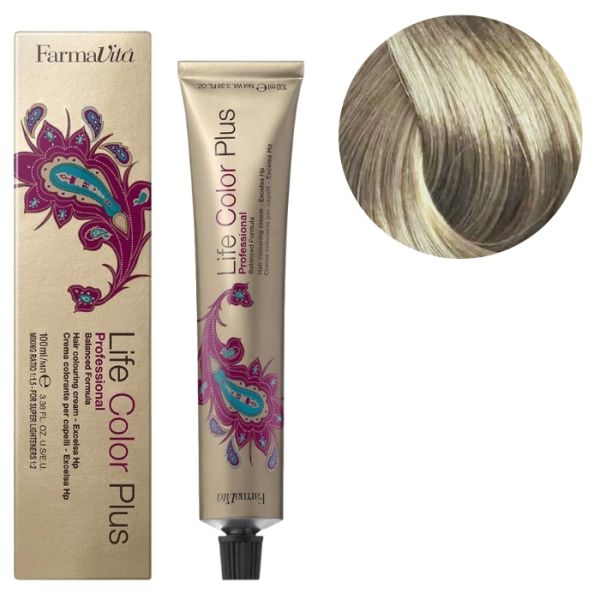 Coloration Life Color Plus 10.0 Blond Très Très Clair Froid Farmavita 100ml