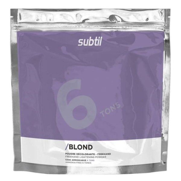 Poudre Décolorante Subtil Blond 6 Tons - Éclaircissement Pro
