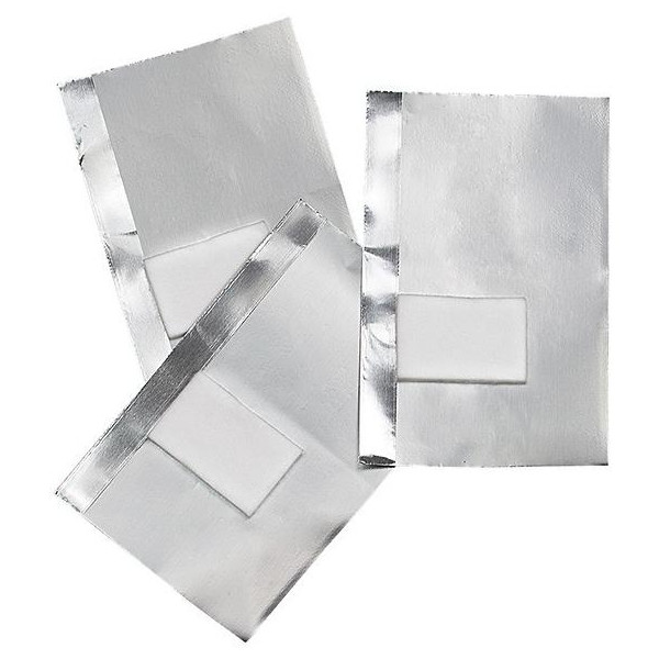 50 hojas de aluminio con almohadilla integrada 155484 50 hojas de aluminio con almohadilla integrada 155484