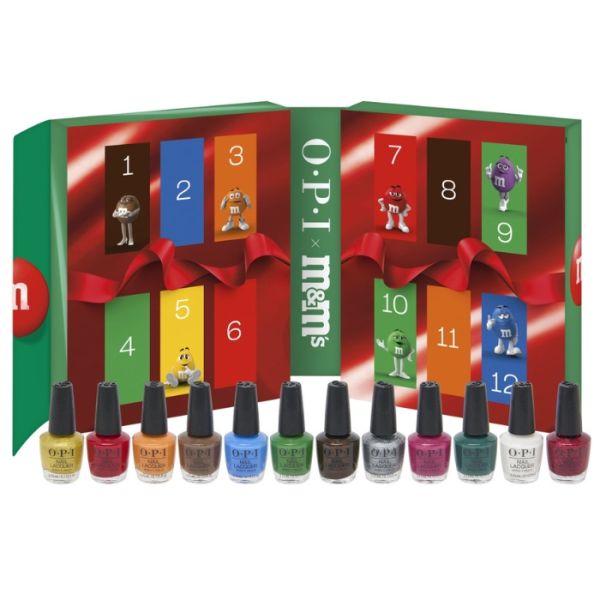 Calendrier de l'Avent OPI x M&Ms