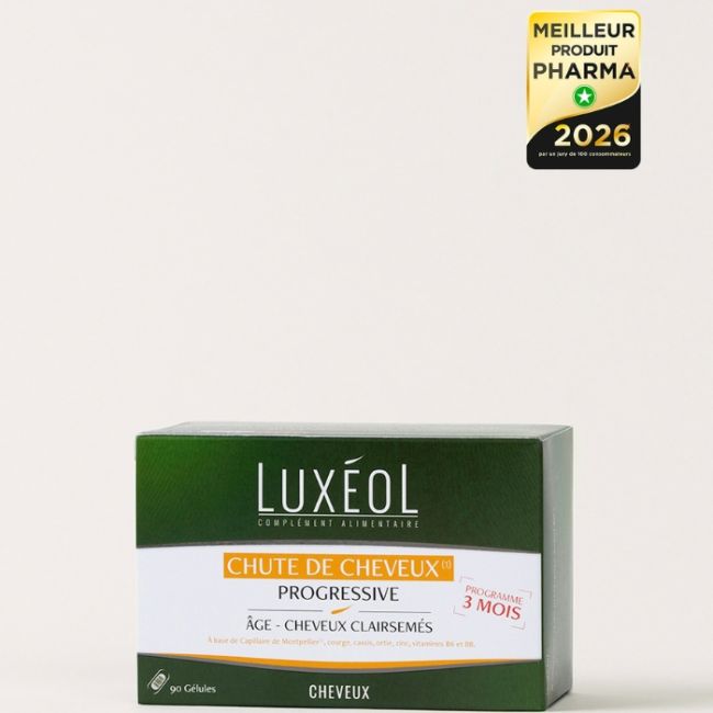 Caduta progressiva dei capelli 3 mesi Luxéol 90 confezioni