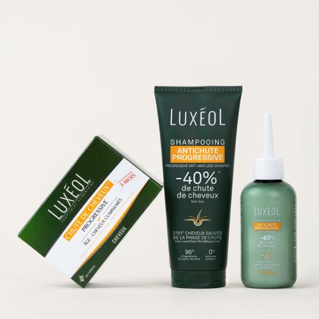 Caduta progressiva dei capelli 3 mesi Luxéol 90 confezioni