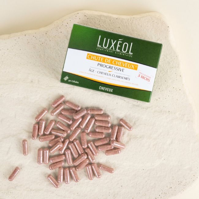 Caída progresiva del cabello 3 meses Luxéol 90 unidades