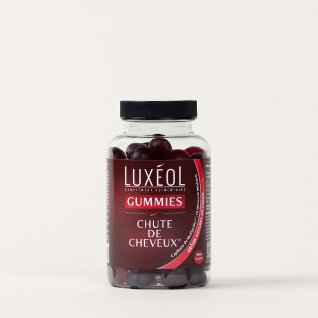 Compléments alimentaires chute des cheveux Luxéol 60 gummies