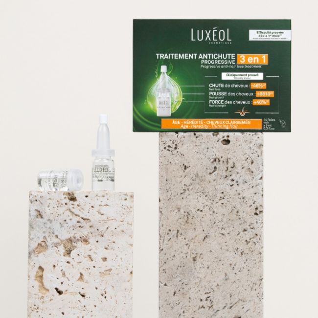 Antihaarverlust-Behandlung 3in1 Luxéol 14x6ml