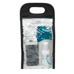 Kit de depilação verde para peles sensíveis