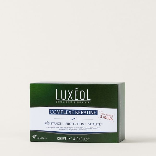 Nahrungsergänzungsmittel Komplex Keratin Luxéol 90 Kapseln