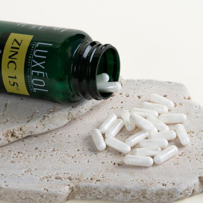 Complemento alimentar Zinco 15 Luxéol 90 cápsulas