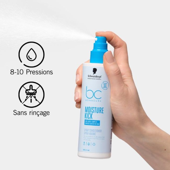 Spray-Baume sans rinçage Moisture Kick Schwarzkopf 200ML
