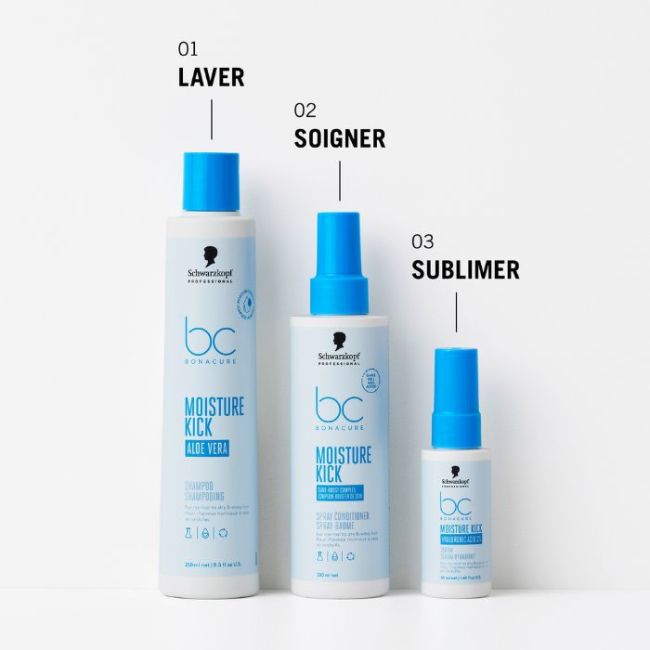Spray-Baume sans rinçage Moisture Kick Schwarzkopf 200ML
