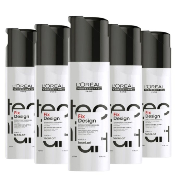 Pack mit 6 Sprays Tecni Art Fix Design 200 ml - Starke & Präzise Fixierung