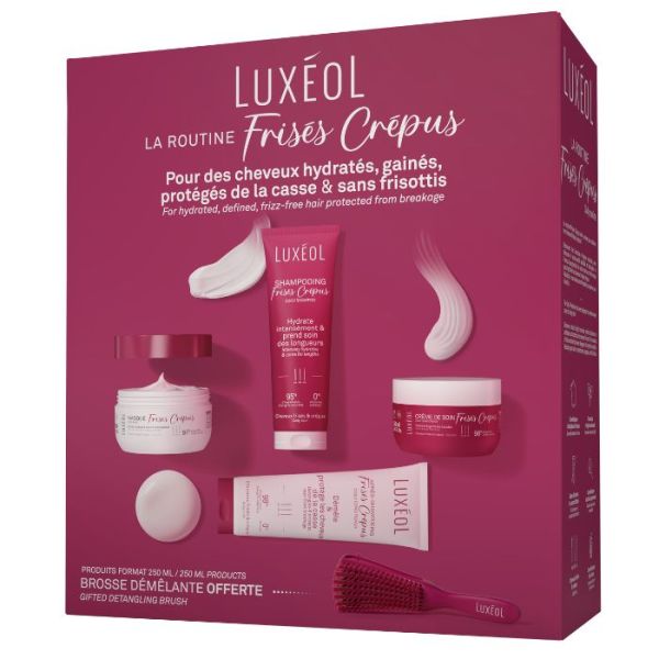 Coffret routine cheveux Frisés/Crépus Luxéol