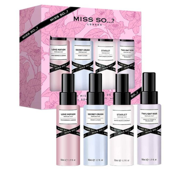 Miss So...? Perfume Set - 4 miniatures 50ml