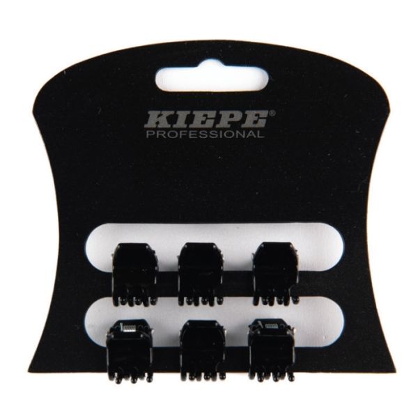 Pincettes 1,2cm noires x6 Kiepe