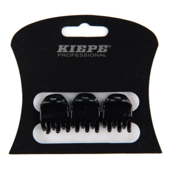 Petites pinces 1,8cm noires x3 Kiepe