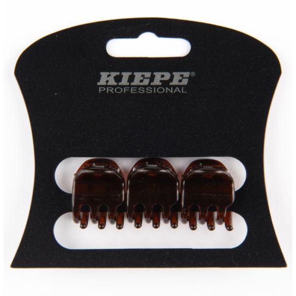 Petites pinces 1,8cm marron x3 Kiepe