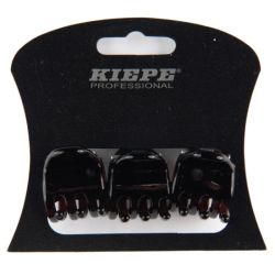 Pequeñas pinzas 2,2 cm marrón x3 Kiepe