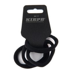 Elastiques cheveux 1cm noirs x4 Kiepe