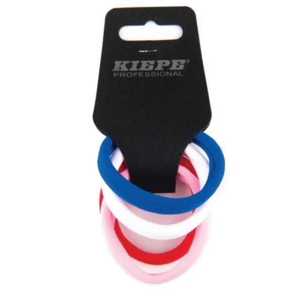 Elásticos para cabelo 1cm cores Moda x4 Kiepe