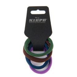 Haargummis 1 cm winterliche Farben x4 Kiepe