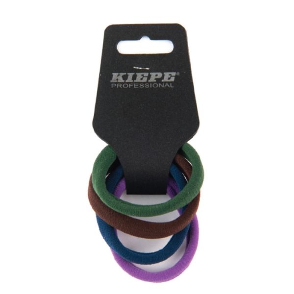 Hair elastics 1cm winter colors x4 Kiepe