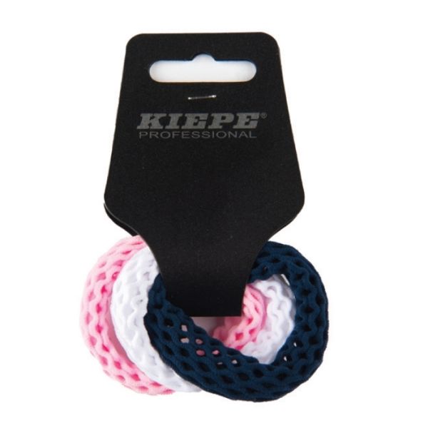 Spiraal elastieken 1,2 cm kleuren Mode x3 Kiepe