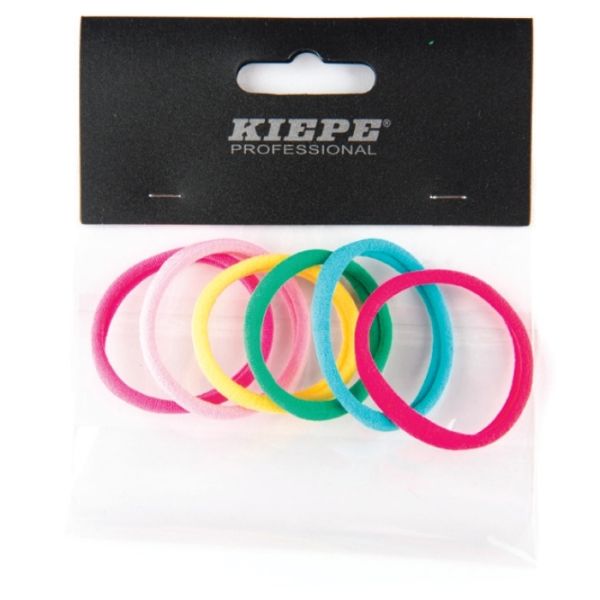 Elastiques 0,5cm couleurs vives x6 Kiepe