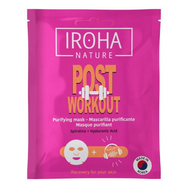 Reinigende Maske NACH DEM TRAINING: Spirulina und Beruhigend