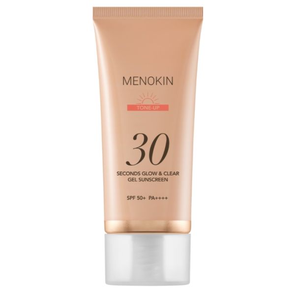 Gel solaire 30 secondes effet bonne mine Glow & Clear Menokin 50ML
