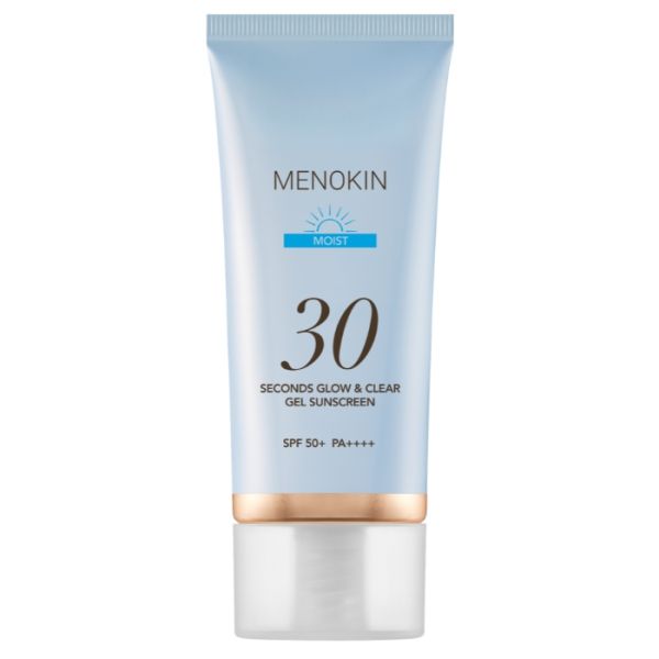 Gel solaire 30 secondes hydratant et protecteur Glow & Clear Menokin 50ML
