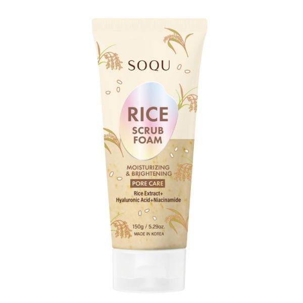 Mousse limpiadora exfoliante de arroz Soqu 150ML