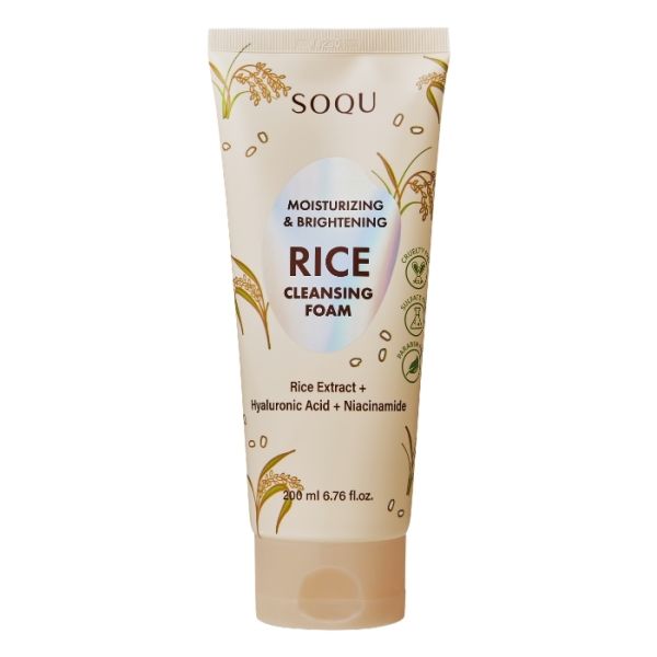 Mousse limpiadora hidratante e iluminadora de arroz Soqu 200ML