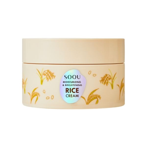 Crema hidratante e iluminadora de arroz Soqu 70ML