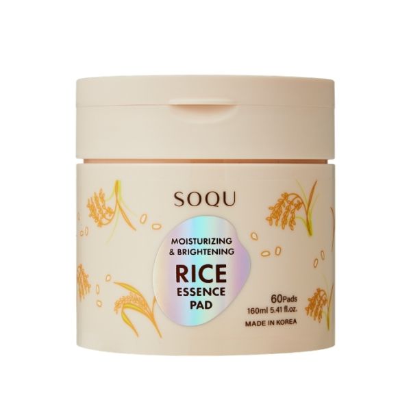 Pads hidratantes e iluminadores de arroz Soqu 160ML