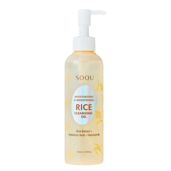 Aceite desmaquillante hidratante e iluminador de arroz Soqu 200ML