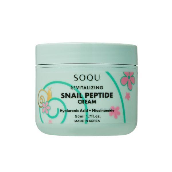 Crema revitalizante con mucina de caracol y péptidos Soqu 50ML