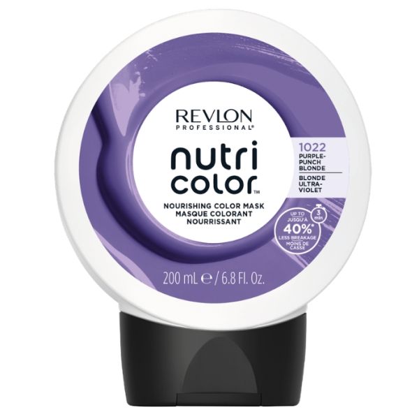 Masque repigmentant 1022 purple-punch blonde Nutri Color Revlon 200ML
