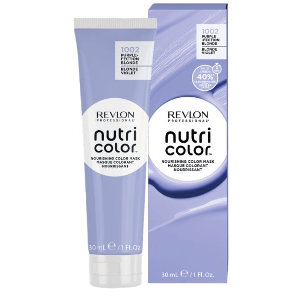Masque repigmentant 1002 purple-fection blonde Nutri Color Revlon 30ML