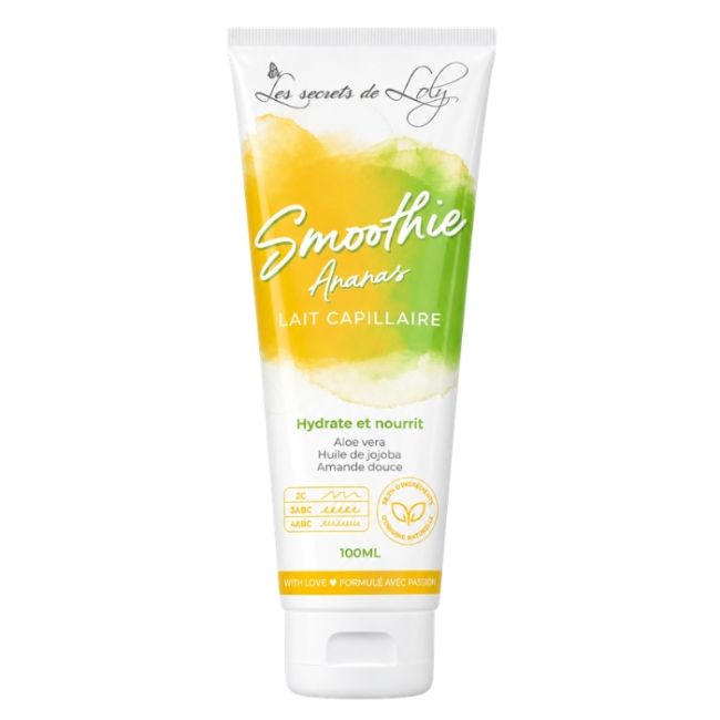 Lait sans rinçage très nourrissant Smoothie Ananas Les Secrets de Loly 100ml