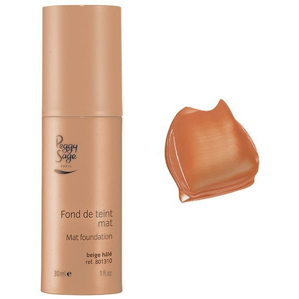 Maquillaje mate de color beige bronceado Maquillaje mate de color beige bronceado